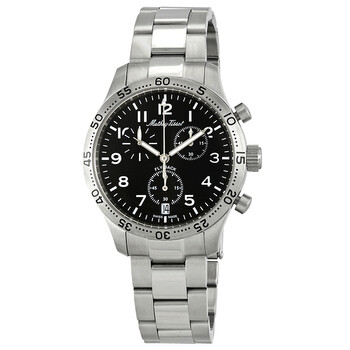Flyback Type 21 Chronograph Black Dial Watch H1821CHANG