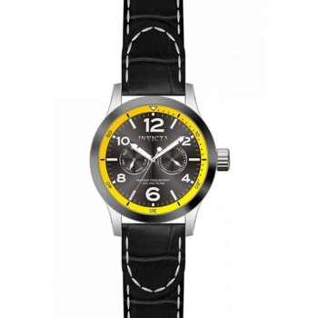 Force Grey Dial Black Leather Band Watch
