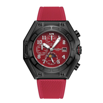Fortress Automatic Red Dial Watch SE00981