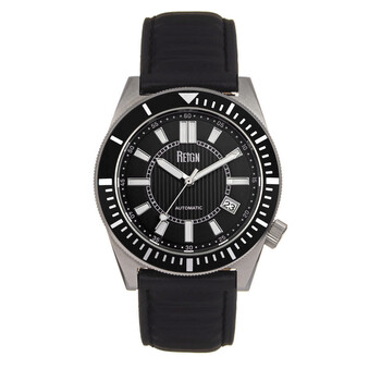 Francis Black Dial Watch REIRN6302