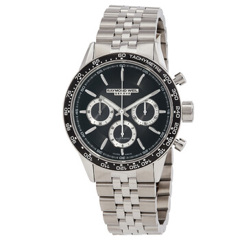 Freelancer Chronograph Automatic Black Dial Watch 7741ST120021