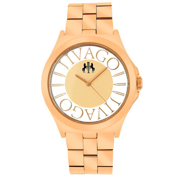 Fun Rose Gold Dial Casual Watch JV8411