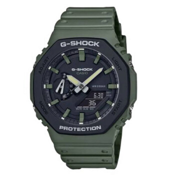 GA2100 Alarm World Time Quartz AnalogDigital Black Dial Watch GA2110SU3ADR