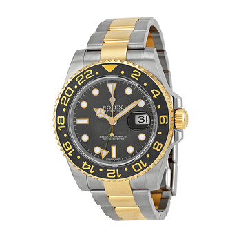 GMTMaster II Black Dial Stainless Steel and 18kt Yellow Gold Oyster Bracelet Automatic Watch 116713BKSO