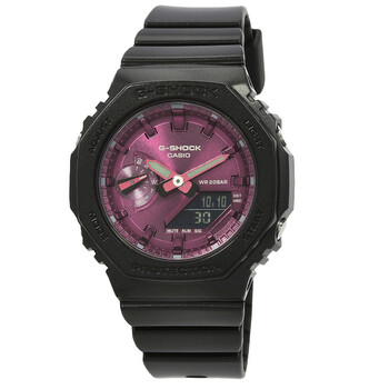 GSHOCK Alarm World Time Quartz AnalogDigital Pink Dial Watch GMAS2100RB1A
