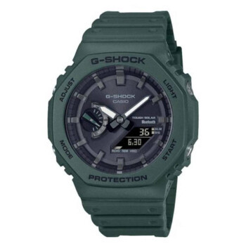 GShock Alarm World Time Quartz AnalogDigital Black Dial Watch GAB21003ADR