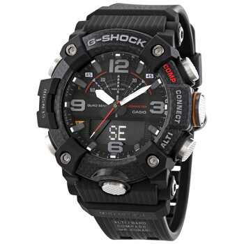 GShock Perpetual Alarm World Time Chronograph Quartz AnalogDigital Black Dial Watch GGB1001A