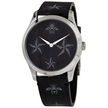 GTimeless Quartz Black Dial Watch YA1264105