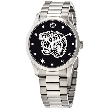 GTimeless Quartz Black Dial Watch YA1264125