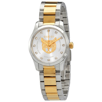 GTimeless Quartz Diamond Silver Dial Watch YA1265016