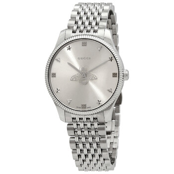 GTimeless Quartz Silver Dial Watch YA1264153