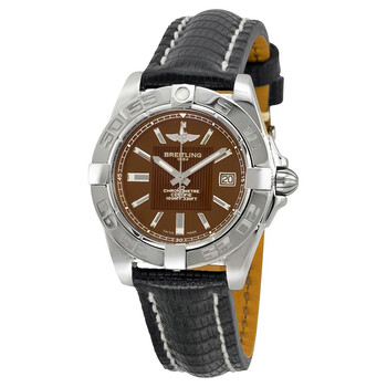 Galactic 32 Bronze Dial Black Lizard Leather Watch A71356L2Q579BKZT