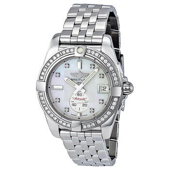 Galactic 36 Mother of Pearl Dial Diamond Watch A3733053A717SS