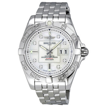 Galactic 41 Automatic Diamond Mother of Pearl Watch A49350L2A702SS