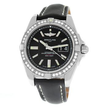 Galactic Automatic Chronometer Diamond Black Dial Watch A49350LABA07429X