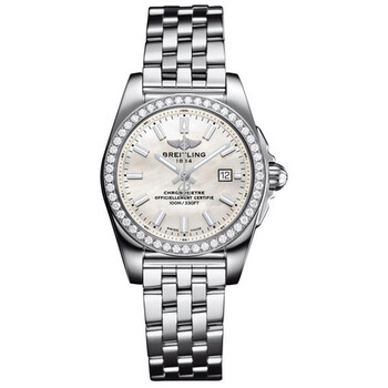 Galactic Mother Of Pearl Dial Diamonds Watch A7234853A784SS