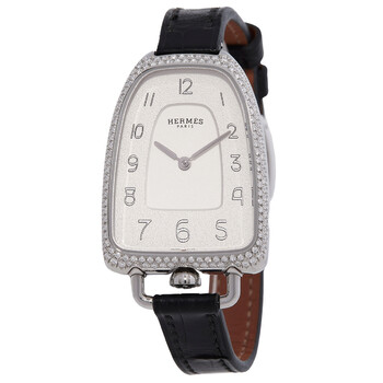 Galop Midsize Quartz Diamond Silver Dial Watch 047886WW00