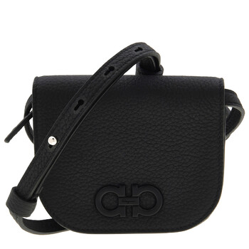 Gancini Calfskin Mini Bag  Black