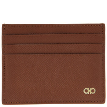 Gancini Credit Card Holder  Brown