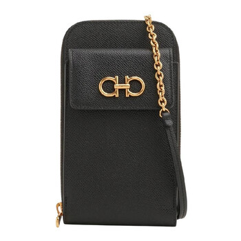 Gancini Leather Phone Case