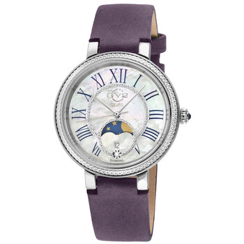 Genoa Mother of Pearl Dial Quartz Moon Phase Watch