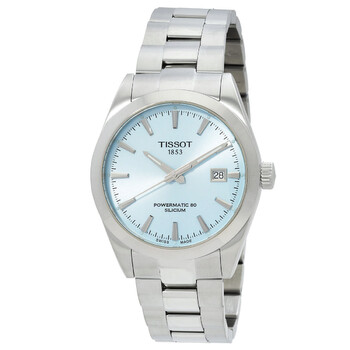 Gentleman Powermatic 80 Automatic Ice Blue Dial Watch T127.407.11.351.00