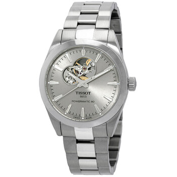 Gentleman Powermatic Automatic Rhodium Dial Watch T127.407.11.081.00