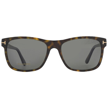 Giulio Polarized Smoke Square Sunglasses FT0698 52D