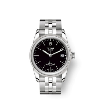 Glamour Date Automatic Black Dial Watch