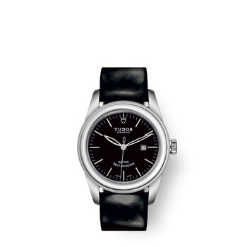 Glamour Date Automatic Black Dial Watch