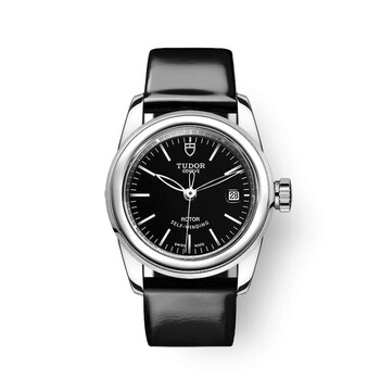 Glamour Date Automatic Black Dial Watch