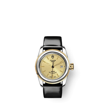 Glamour Date Automatic Champagne Dial Watch