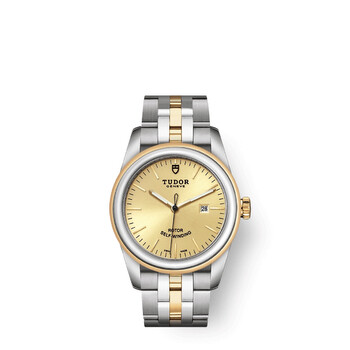 Glamour Date Automatic Champagne Dial Watch