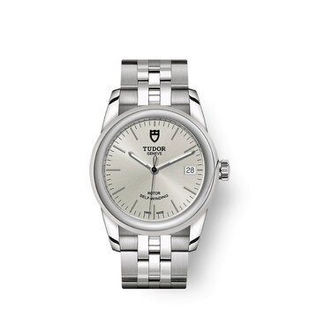 Glamour Date Automatic Silver Dial Watch