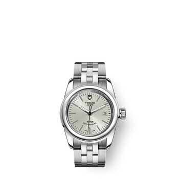 Glamour Date Automatic Silver Dial Watch
