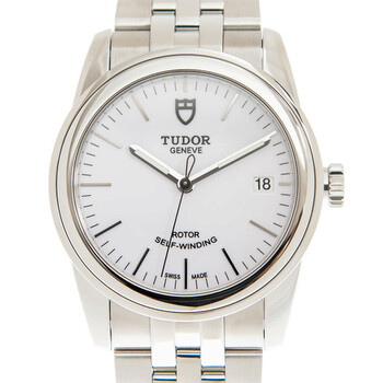 Glamour Date Automatic White Dial Watch 5500068050WT