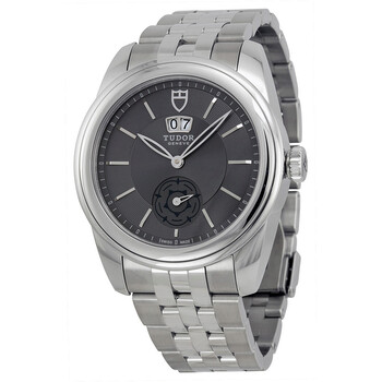 Glamour Mechanical Grey Dial Stainless Steel Watch 57000GYSS