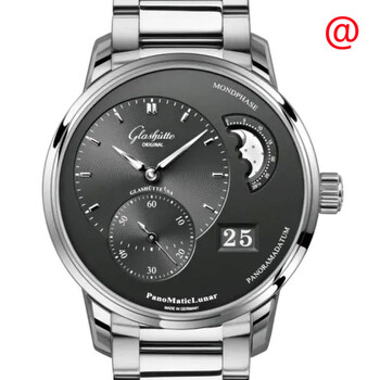 Glashutte PanoMaticLunar Automatic Grey Dial Watch