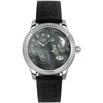 Glashutte PanoMatic Mother Of Pearl Dial Diamond Watch