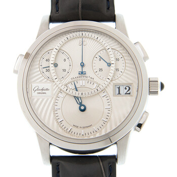 Glashutte Panomaticchrono Automatic Silver Dial Watch