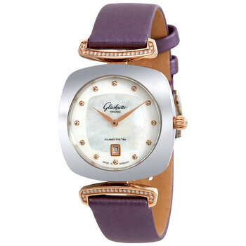 Glashutte Pavonina Mother of Pearl Dial Diamond Watch