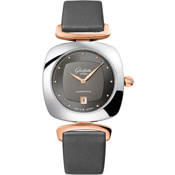 Glashutte Pavonina Ruthenium Dial Diamond Watch