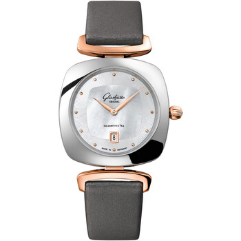 Glashutte Pavonina White Mother Of Pearl Dial Watch