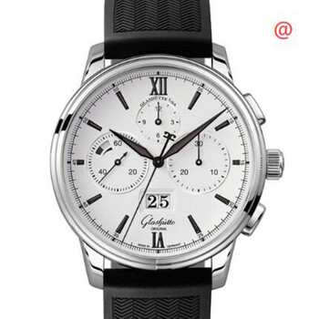 Glashutte Senator Chronograph Automatic White Dial Watch