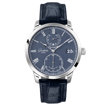 Glashutte Senator Chronometer Blue Dial Watch