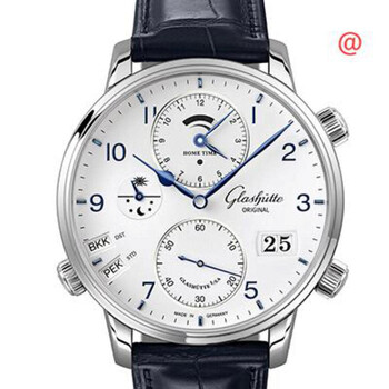 Glashutte Senator Cosmopolite Silver Dial Watch