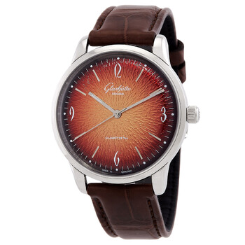 Glashutte Senator Sixties 20th Century Edition Automatic Orange Dial Watch