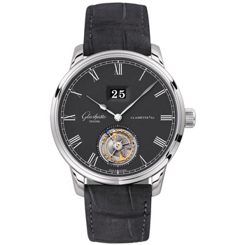 Glashutte Senator Tourbillon Automatic Grey Dial Watch