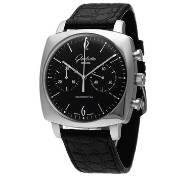 Glashutte Sixties Black Dial Chronograph Watch