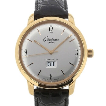 Glashutte Sixties Panorama Silver Dial Watch